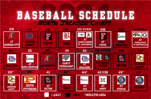 North Jackson Baseball Schedule 2022/2023